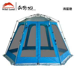 秋日露營(yíng)新選擇 速開(kāi)防雨多人帳篷，舒適便捷盡享自然